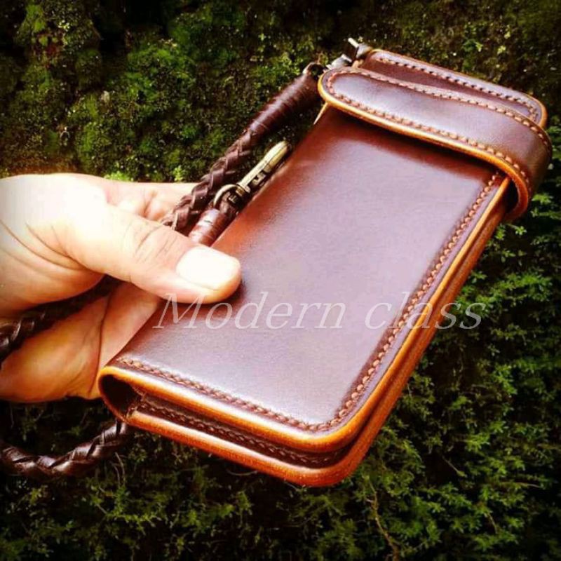 dompet kulit sapi asli /dompet pria /dompet wanita/ dompet full up