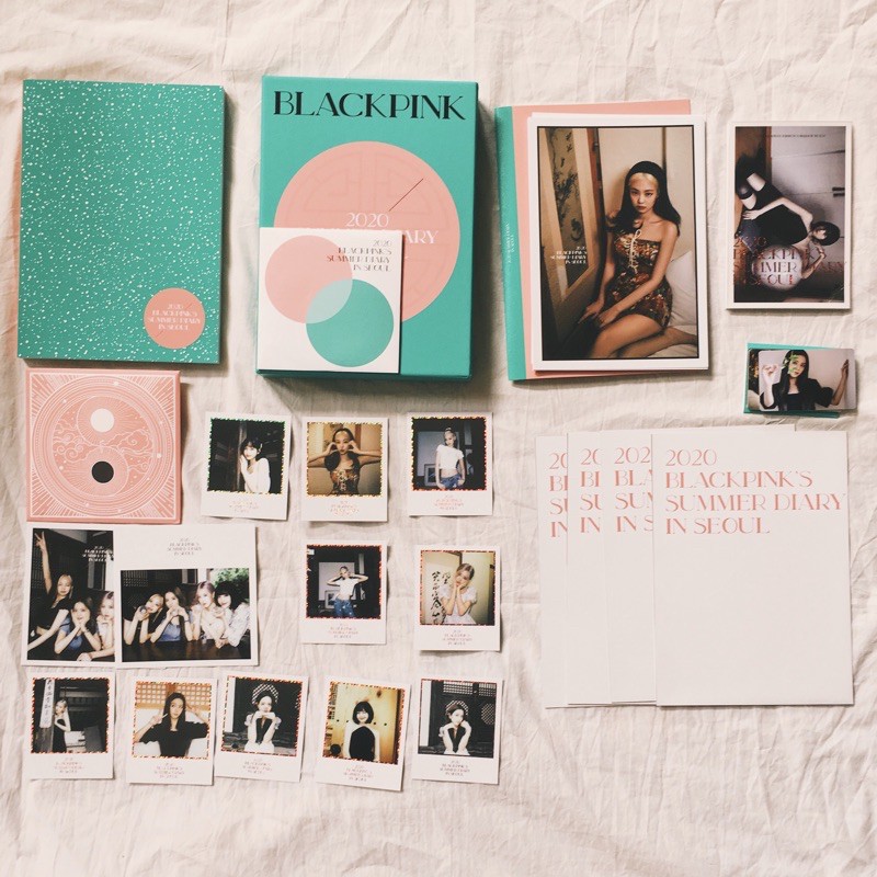 BLACKPINK SUMMER DIARY 2020 IN SEOUL DVD JENNIE LISA ROSE JISOO PC POLAROID UNSEALED SHARING