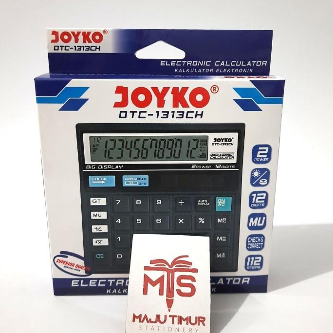

monggo] Kalkulator Joyko DTC-1313 CH / Electronic Calculator / 12 Digits