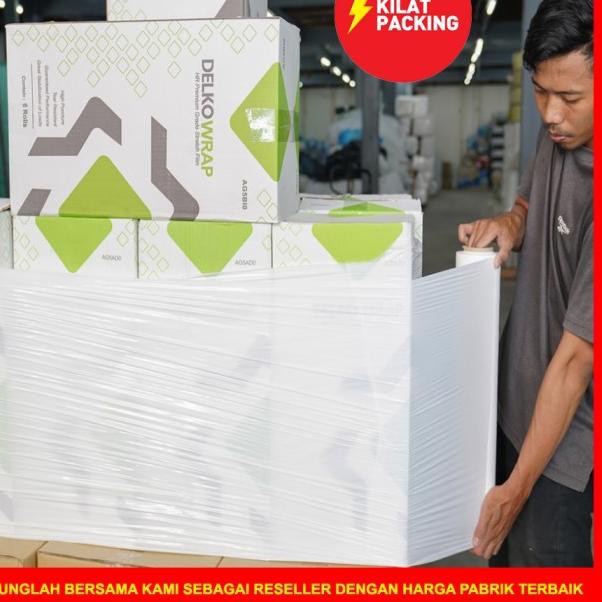 

➫ STRETCH FILM MURAH 50CM X 250M PLASTIK WRAPPING SATUAN - Bening ❇