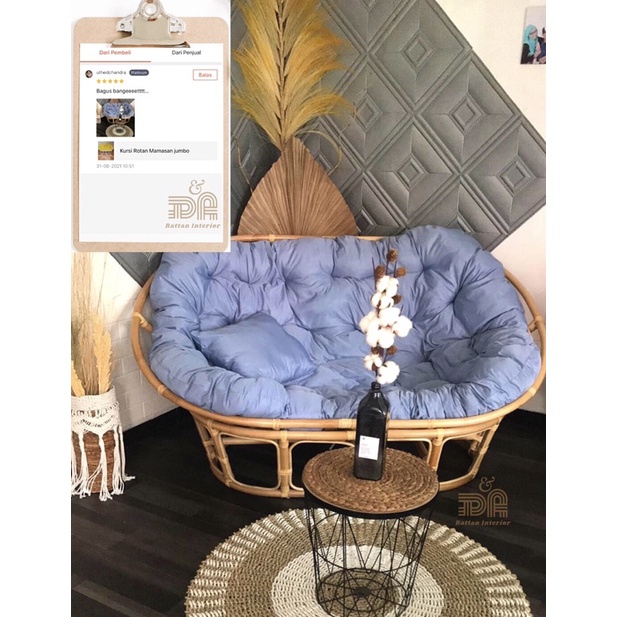 Kursi Rotan Mamasan jumbo