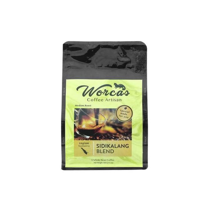 

WORCAS Kopi Sidikalang Blend 100gr - Medium Roast - KOPI BIJI