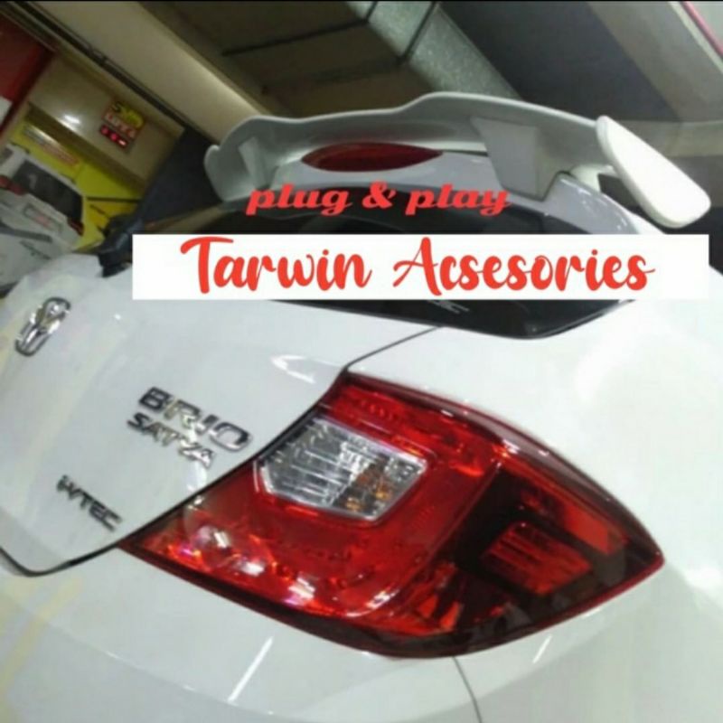 spoiler honda brio 2018-2021 model mugen