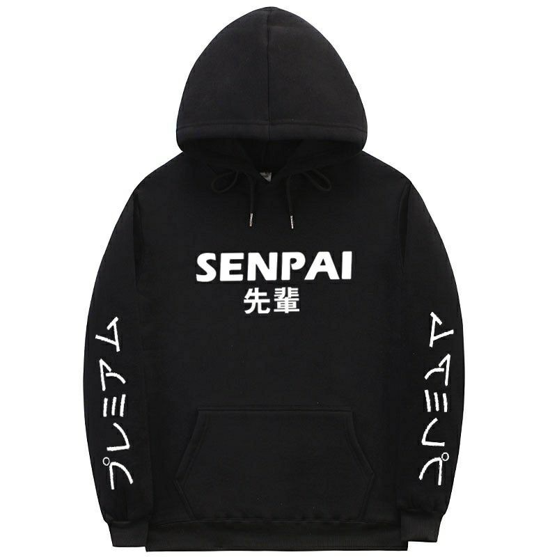 S - XXXXXL(6XL) Hoodie Japanese Streetwear SENPAI Jaket BIGSIZE OVERSIZE Pria Wanita JUMBO 5XL 4XL