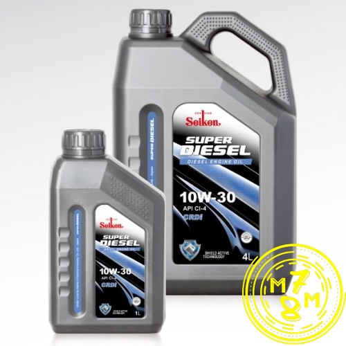 Oli Mesin SEIKEN DIESEL 10W-30 Kemasan 4 Liter