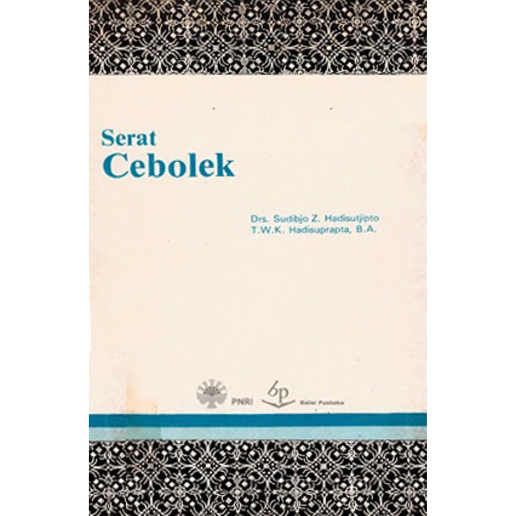 Serat cebolek **BUKU**