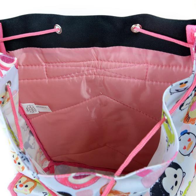 Tas Ransel Anak Disney Tsum Tsum Backpack Happy Pink Original