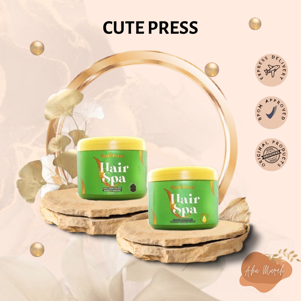 ✨ AKU MURAH ✨ Cute Press Hair Spa Smooth Series 250gr