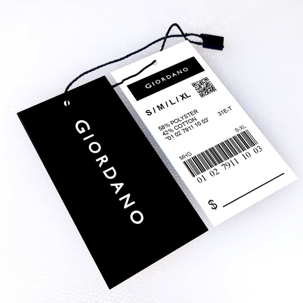 

HANGTAG GIORDANO // TAG BRANDED // GIORDANO