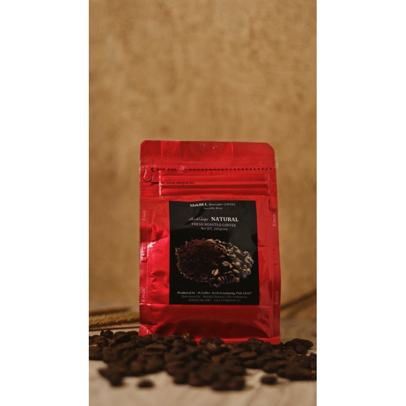 

NATURAL MakBEL’s Grand Aceh coffee