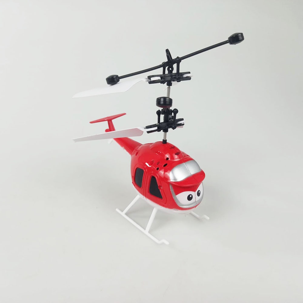 GS8u Mainan Helikopter Anak - Anak Dengan Kontrol Sensor - Hfd813a - Red Or-i