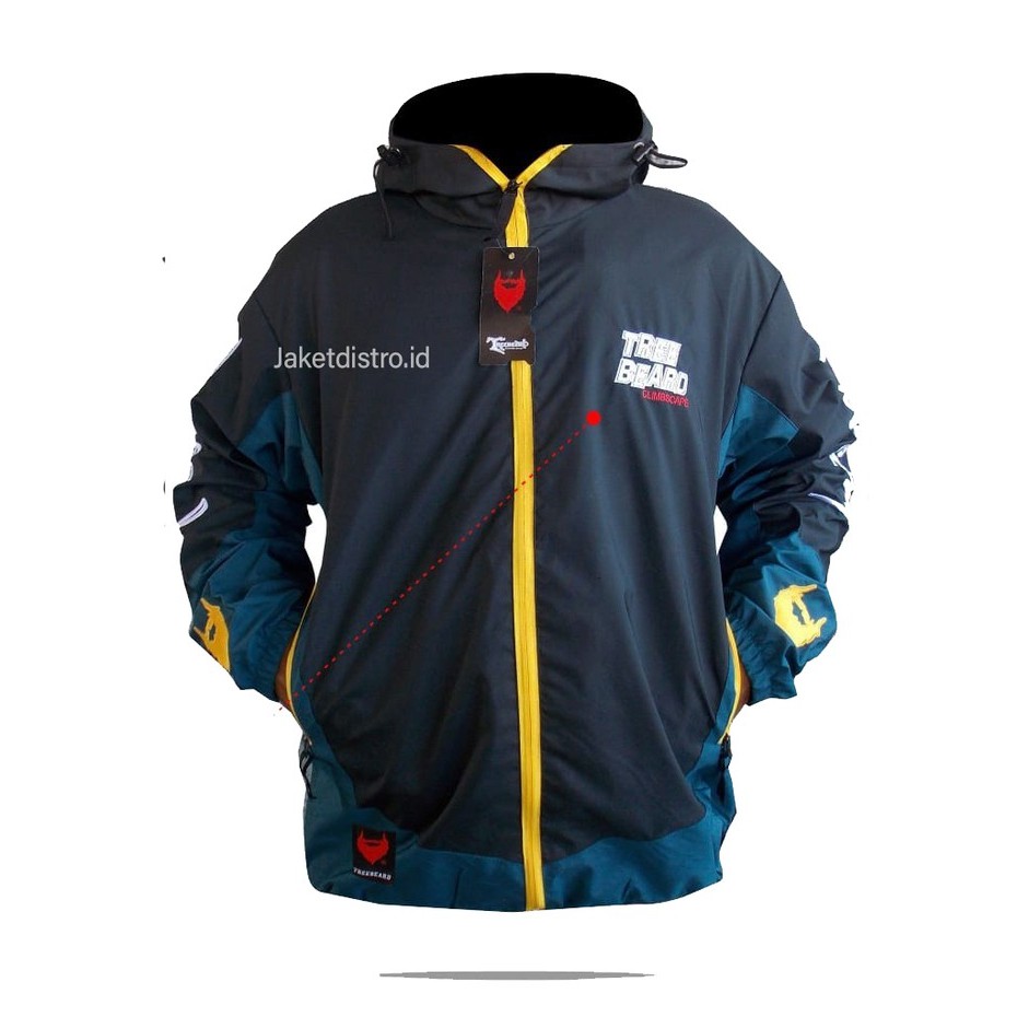 JD- JAKET HOODIE TASLAN PARASUT PRIA / JAKET CLIMB SCAPE WINDBREAKER ANTI AIR ORIGINAL TREEBERAD