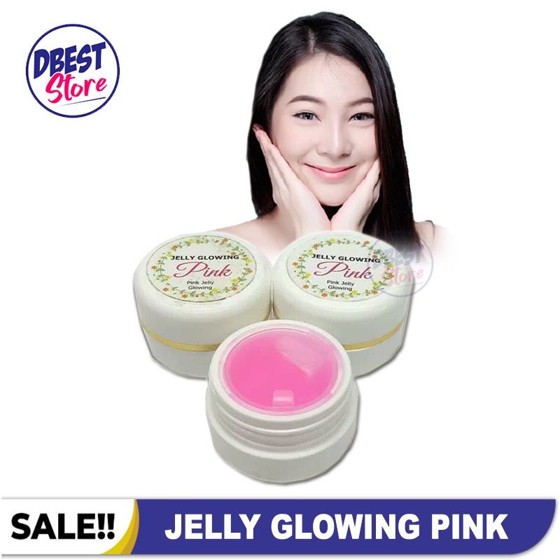 TERMURAH!! Jelly Glowing Pink - Cream Pemutih Wajah - Cream Obati Jerawat dan Bekas Jerawat