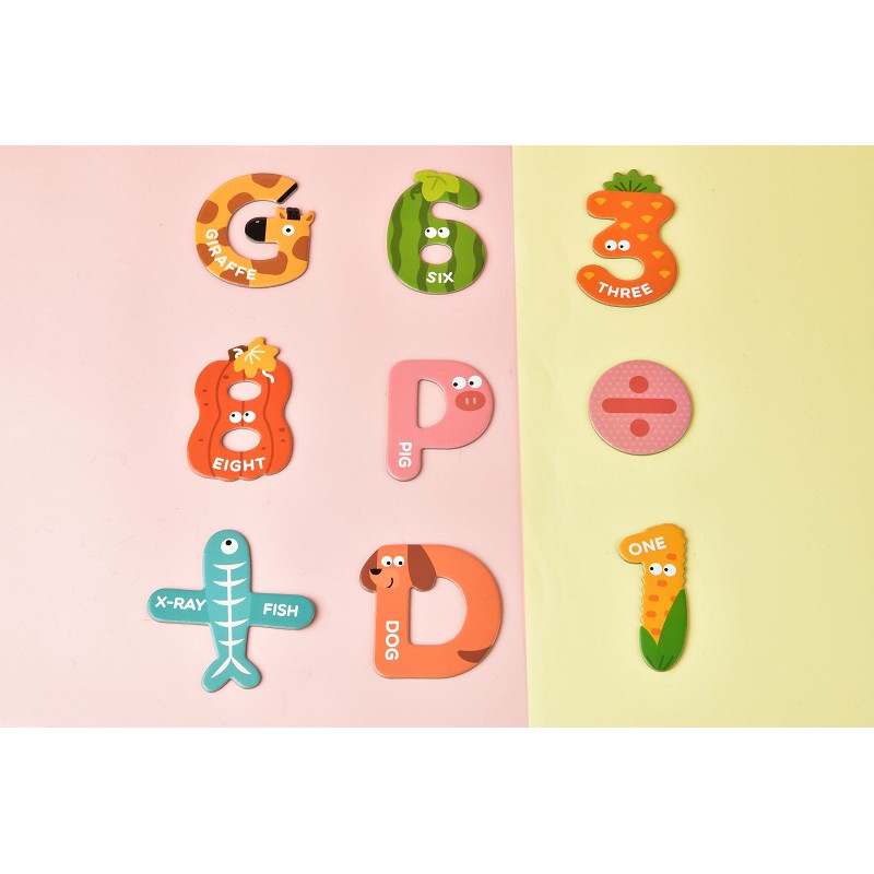 TweedyToys - Mideer Letter Magnet Huruf and Number Magnets