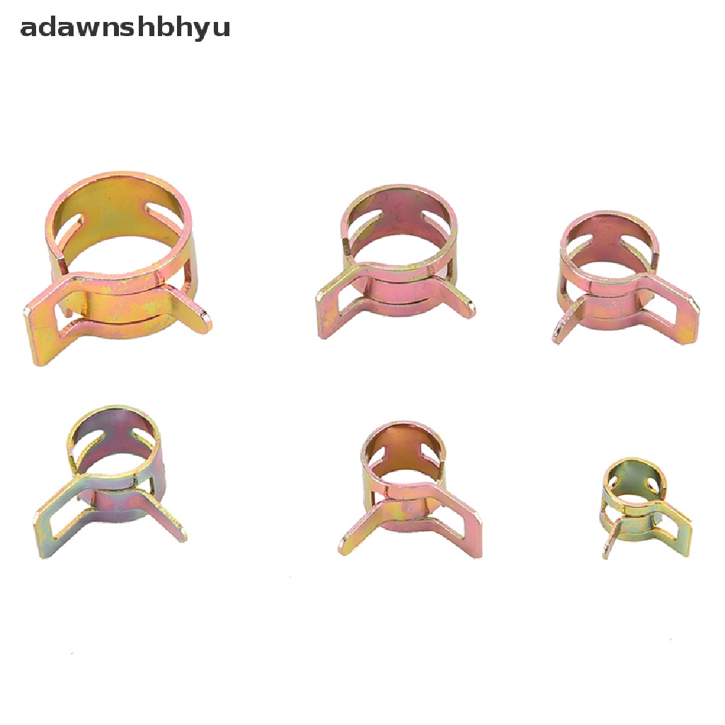 Adawnshbhyu 10pcs/Set Klip Pipa Pegas Minyak Air Tabung Klem Spring Band Type Fastener