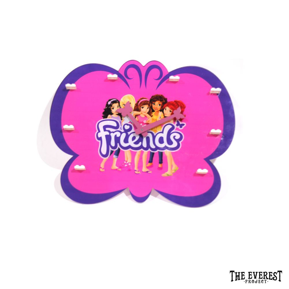 Jam Dinding Lego Friends