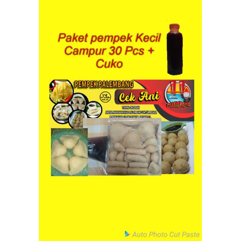 

Pempek Cek Ani, Paket Campur 30 Pcs Pempek Kecil