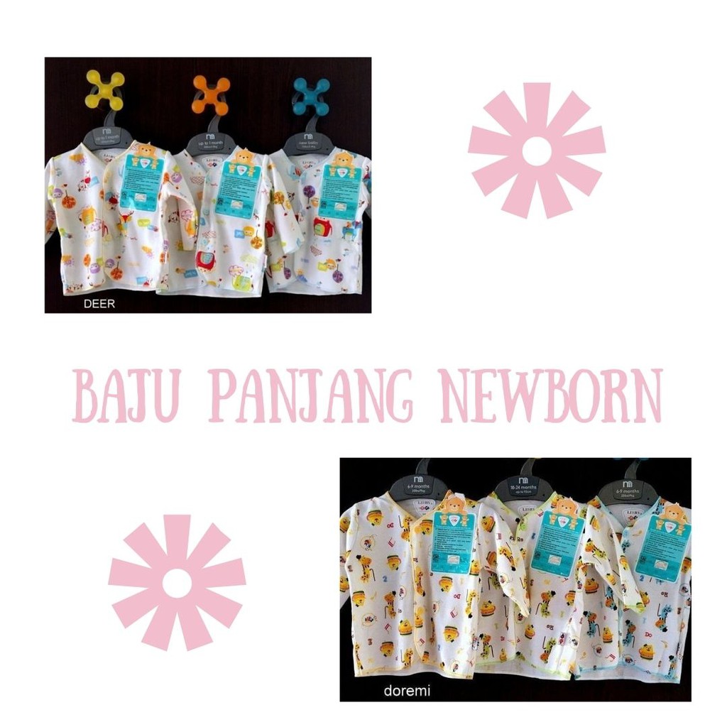 LIBBY Baju Panjang Newborn 1pcs