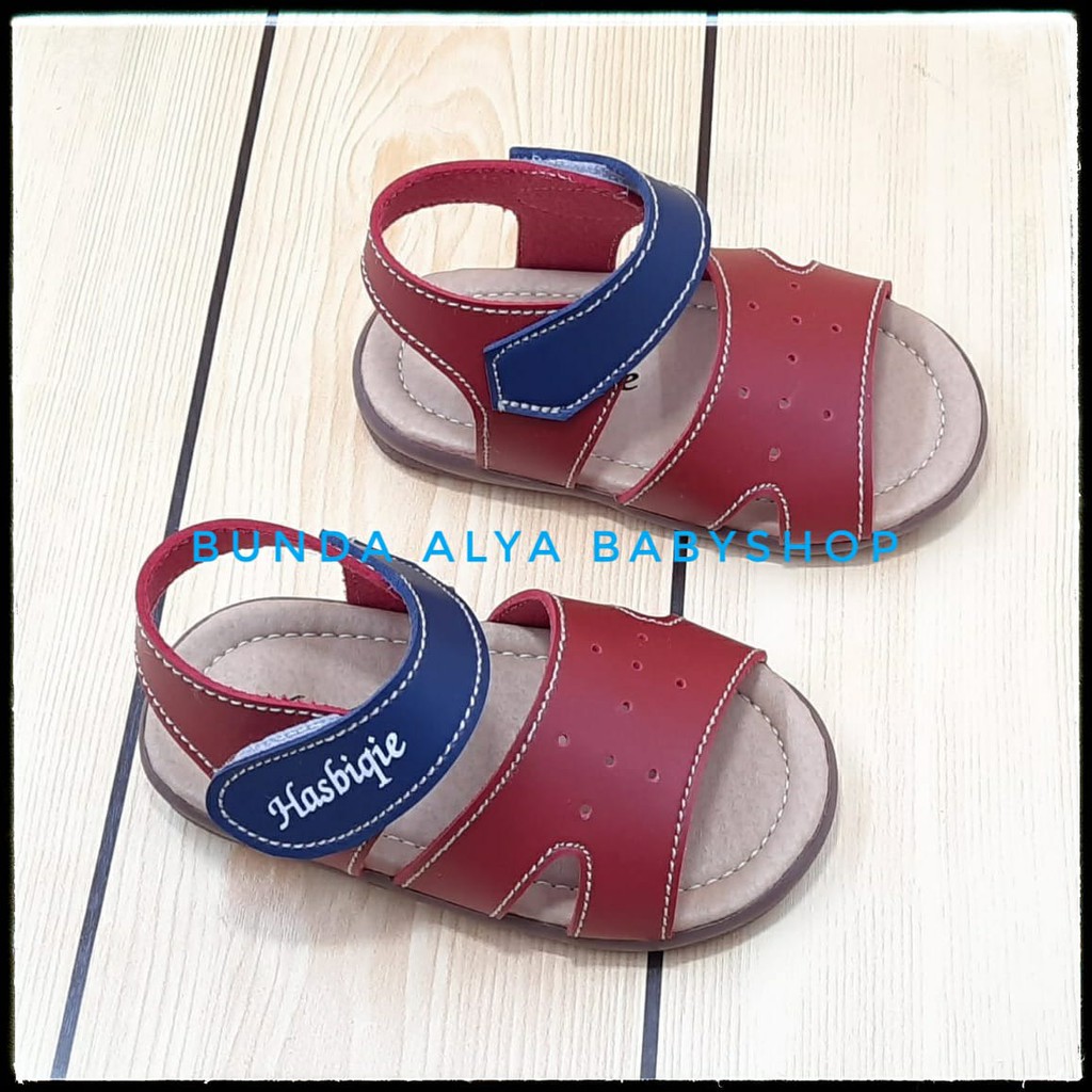 Sendal Anak Laki Laki Usia 1 2 Tahun Size 22 - 25 MARUN - Sepatu Sandal Anak Laki Tali Belakang SALEE Alas Karet