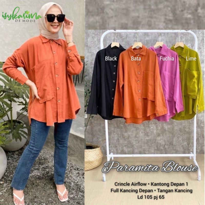 Paramita blouse murah by isykarim