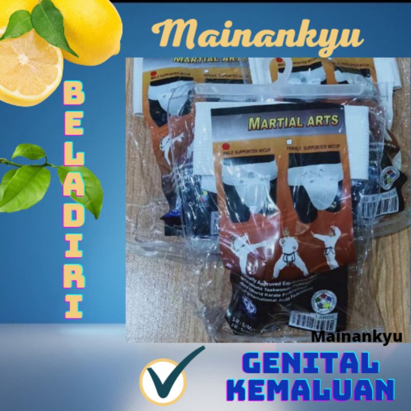 (MAINANKYU) Genital pelindung kemaluan import beladiri