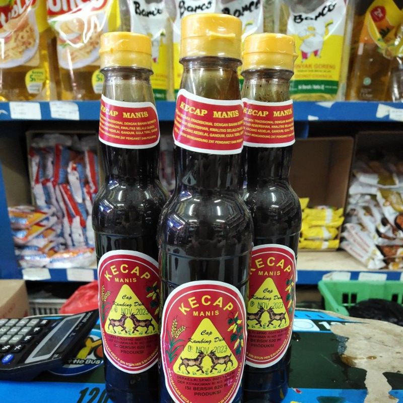 

Kecap manis Cap kambing dua/Kecap manis cap kambing/Kecap singkawang
