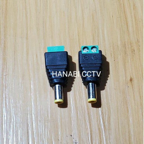 Jack DC Power Male untuk kabel CCTV