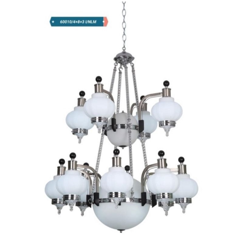 Lampu Hias Gantung Minimalis Dekorasi Ruang Tamu 60010/4+8+3