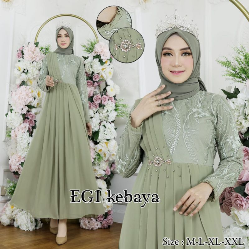 GAMIS CERUTY PAYET // BAHAN TILLE BORDIR MIX CERUTY BABYDOLL PLUS PAYET // KODE EK