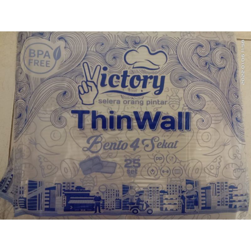 THINWALL BENTO Sekat 4