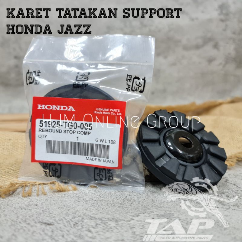 KARET TATAKAN SUPPORT SHOCK BREAKER DEPAN ATAS HONDA JAZZ