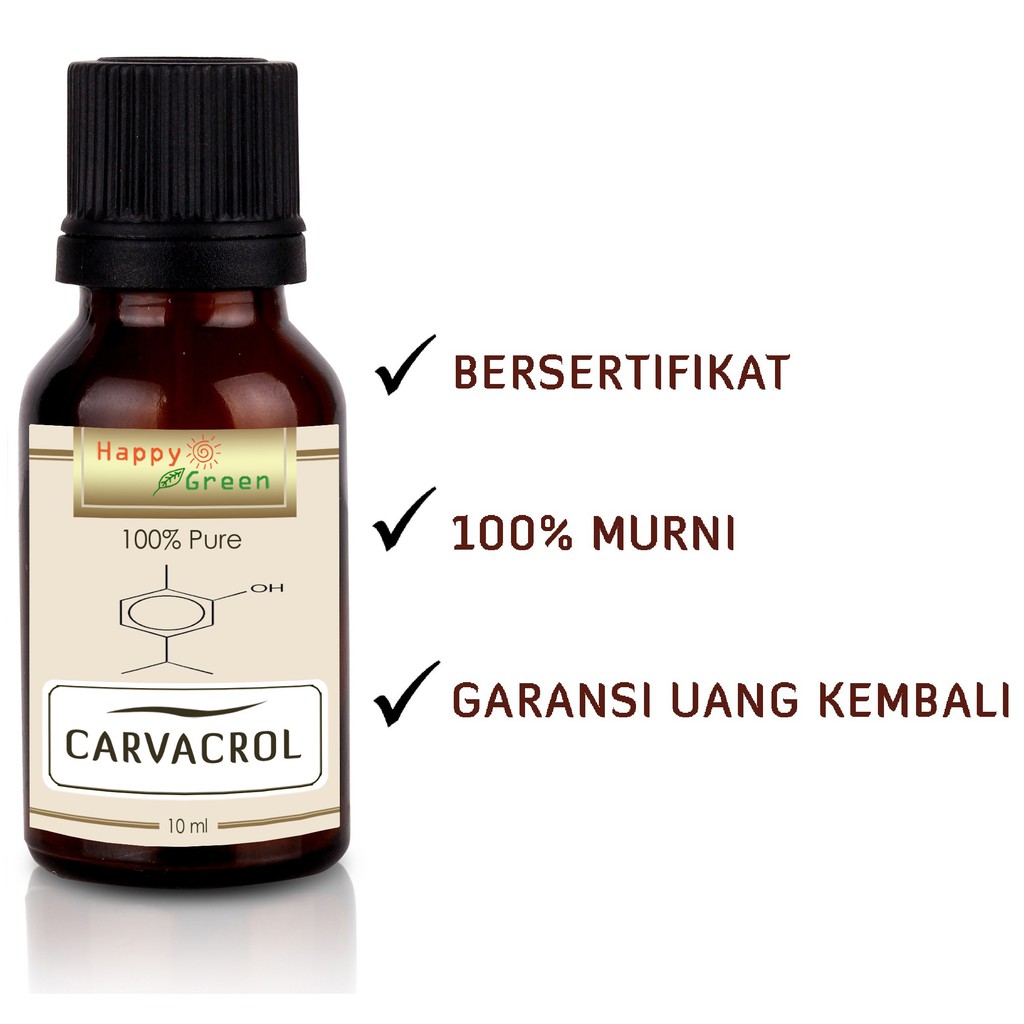 Happy Green Carvacrol Oil  - Minyak Carvacrol 100% Murni