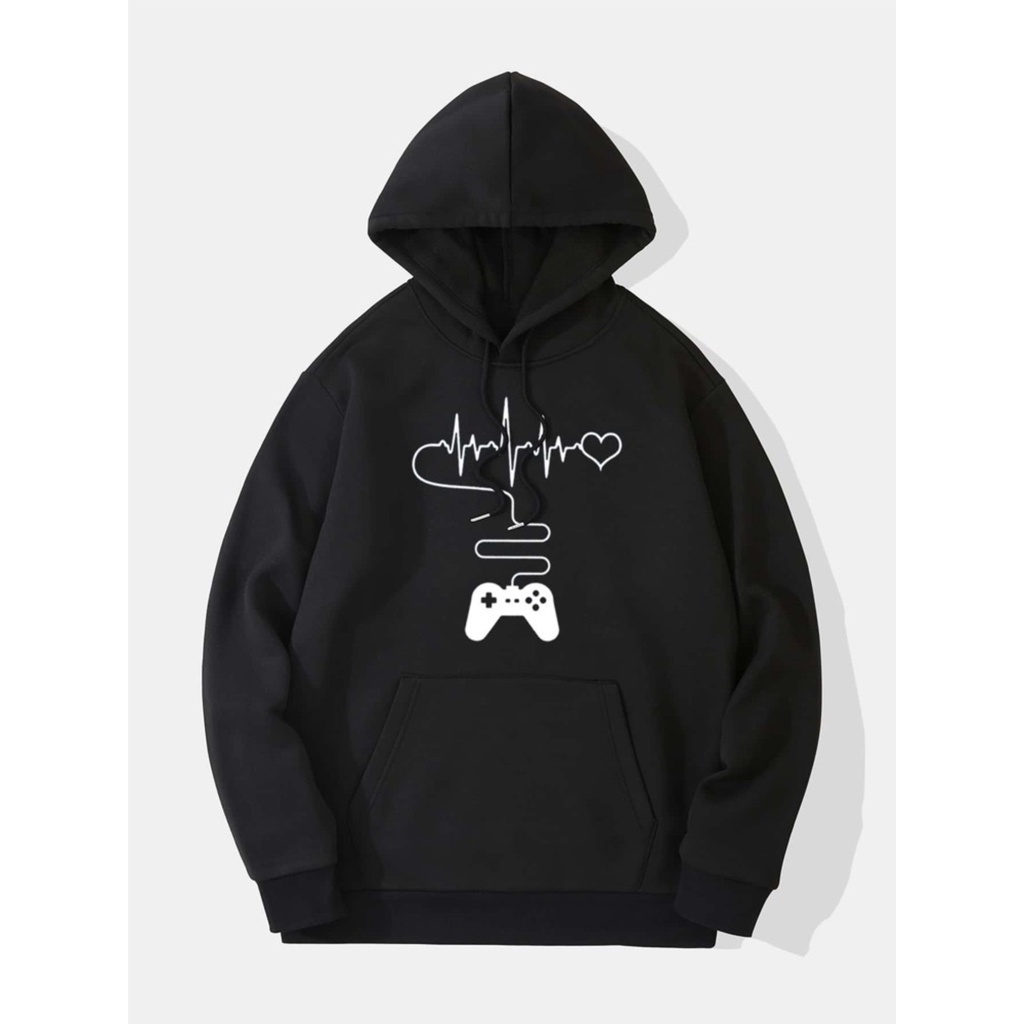 JOYSTICK GAME Jumper Hoodie II JOYSTICK GAME Sweater Hoodie II Sweter Oblong Topi SIZE M - XL ( Pria &amp; Wanita / Anak &amp; Dewasa )