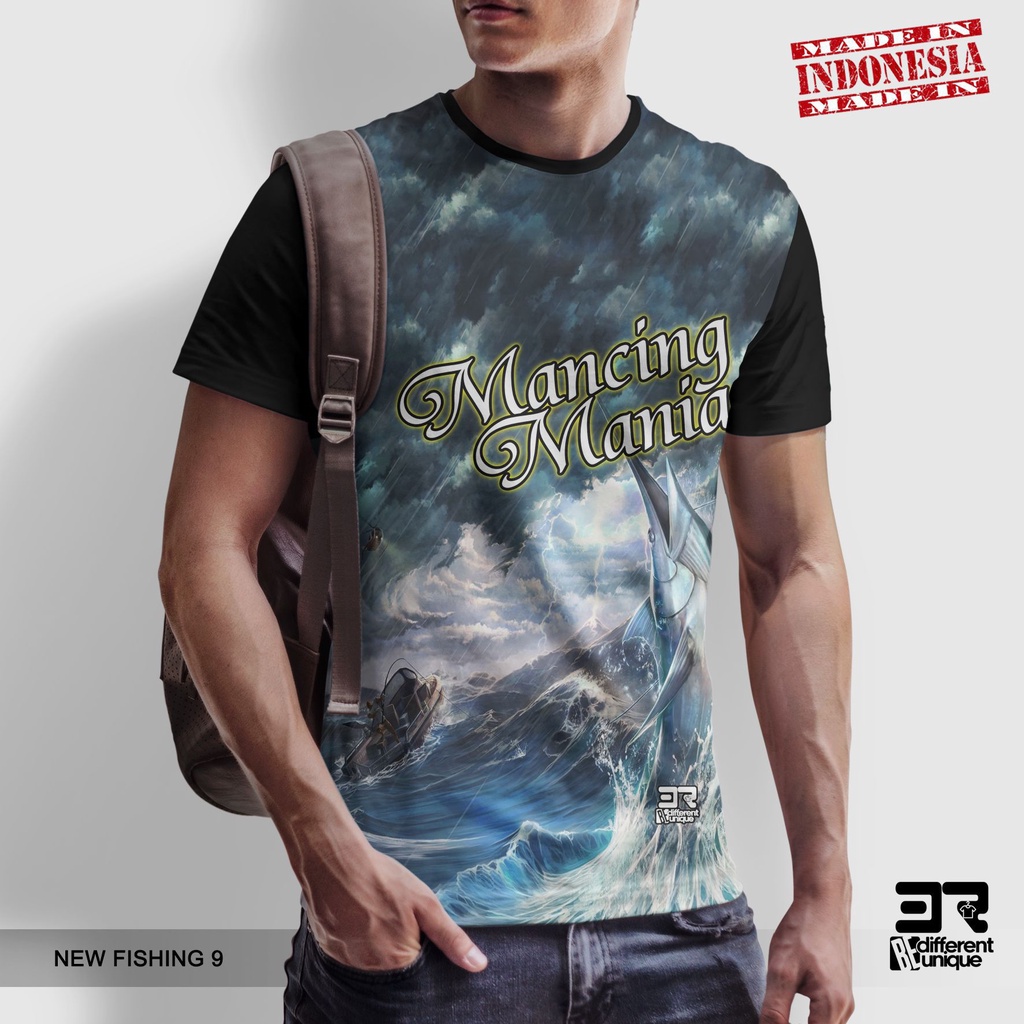 [ COD ] KAOS PRINTING GAMBAR MANCING FISHING NEW 9 - BAJU HOBI MANCING MANIA STRIKE DISTRO ORIGINAL 