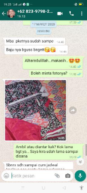 Sarimbit Gamis Couple Longdress Pesta Couple 064 Maura Couple - Sania Ruffle Batik Couple Ori Ndoro