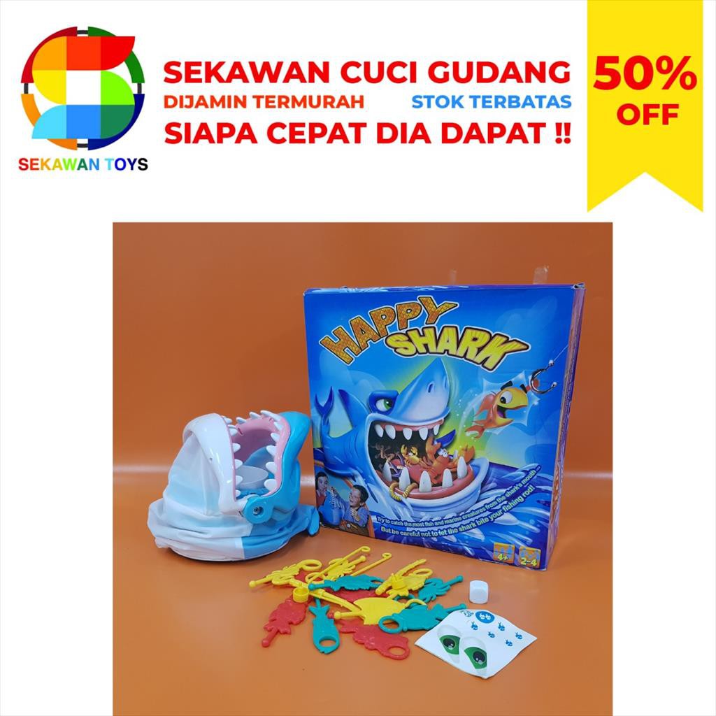 Mainan Happy Shark Dos/ Mainan Pancing Ikan Hiu 8313 SEKAWAN SALE
