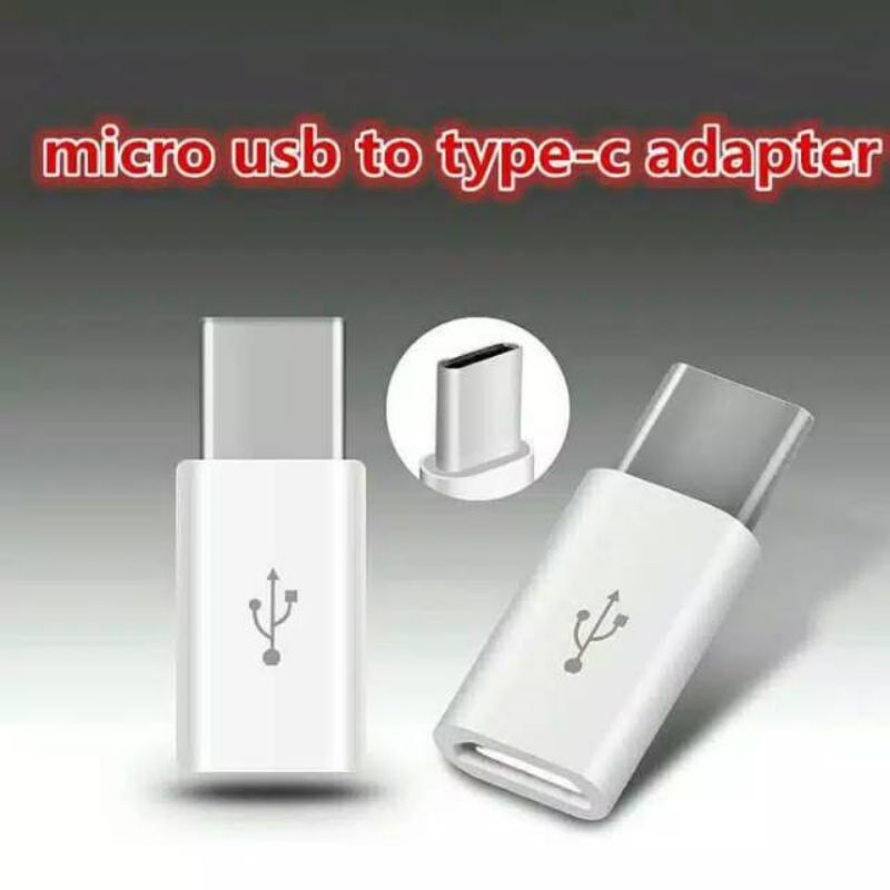 CONVERTER SAMBUNGAN MICRO KE TYPE C / ADAPTOR MICRO KE TYPE C / OTG TYPE C TO MICRO