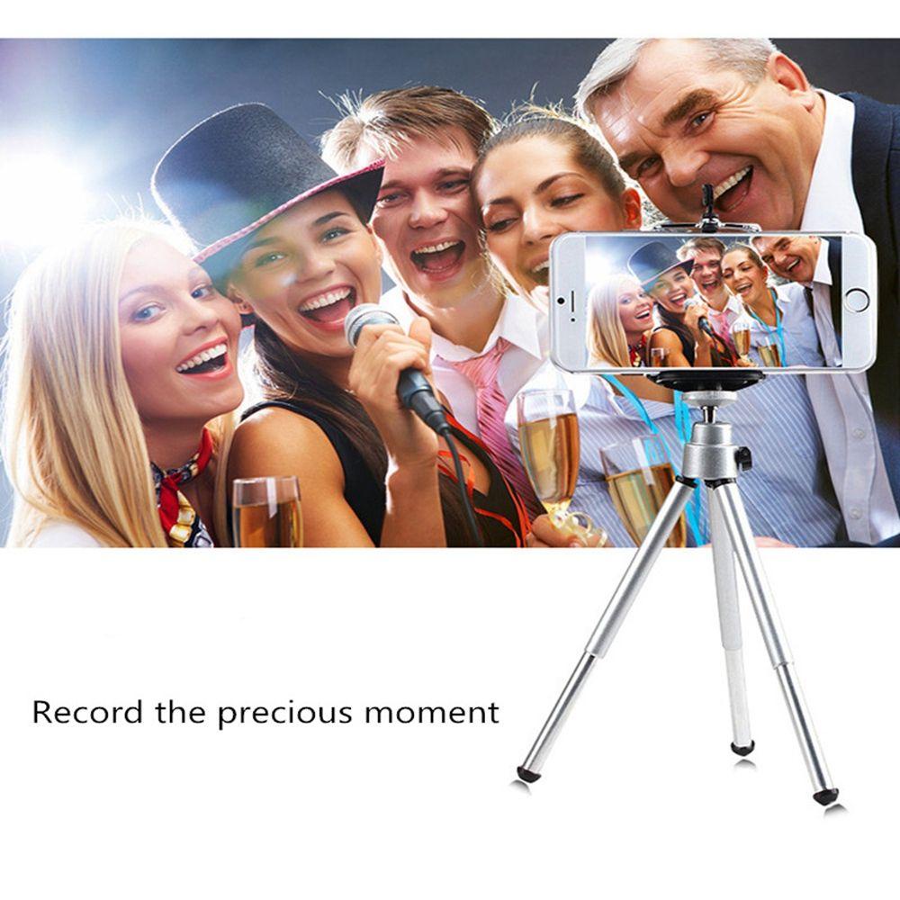 Agustinina Tripod Portable 2bagian Selfie Telepon Fleksibel Untuk Kamera Proyektor Phone Stand Holder