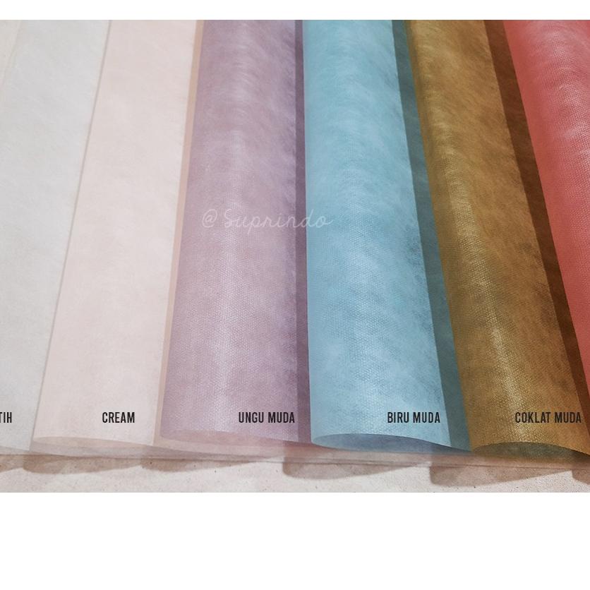 

Terbaru! 1 ROLL kertas TISSUE IMPORT 65cm x 20meter (bunga, alas giftbox dll)