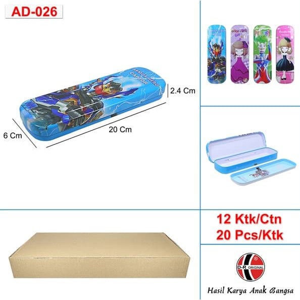 

Kotak Pensil Kaleng Kecil 2 Susun AD-026