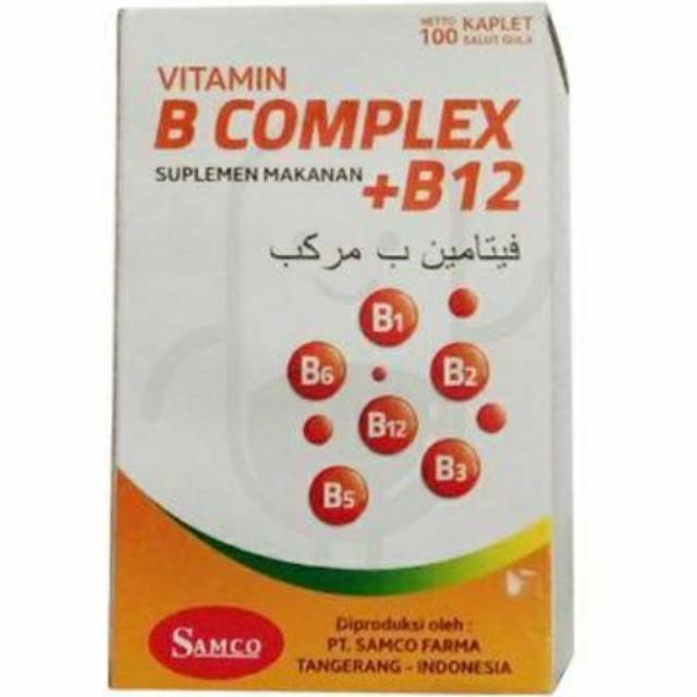 VIT B COMPLEK  + B 12 ( 100 Tab )