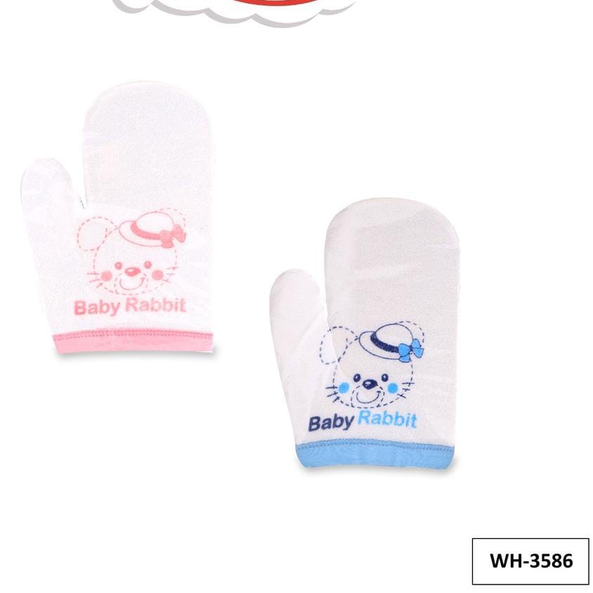 BUNNY Washlap Tangan Handuk Putih (WH-3586) (WH-3579) (WH-3578) / washmitt / washmit / palmerhaus / waslap / waslap mandi / handuk bayi / washcloth