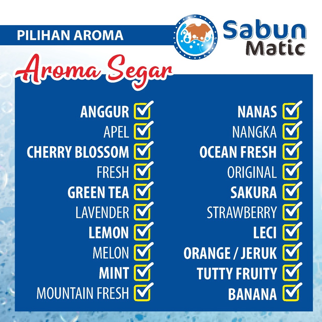 Sabun Cuci Baju Deterjen Cair Matic Aroma Wangi 1 Liter Jerigen Free Bubble Wrap