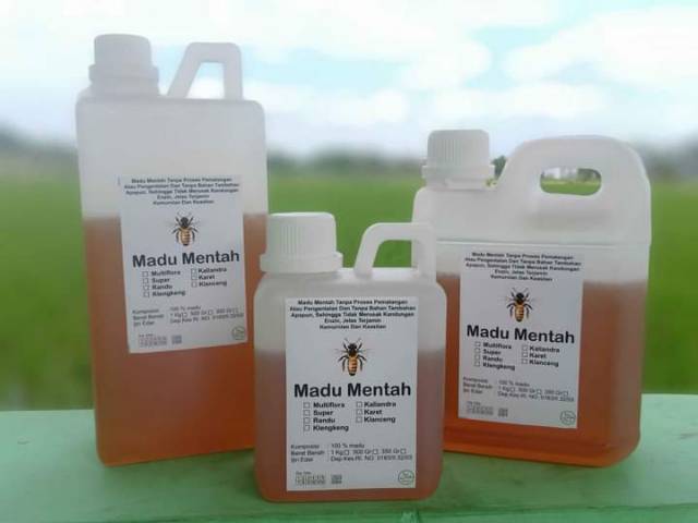 Madu Mentah Murni Asli 1kg  Variant Nektar 100% Madu Mentah Madu Murah Original tanpa Campuran