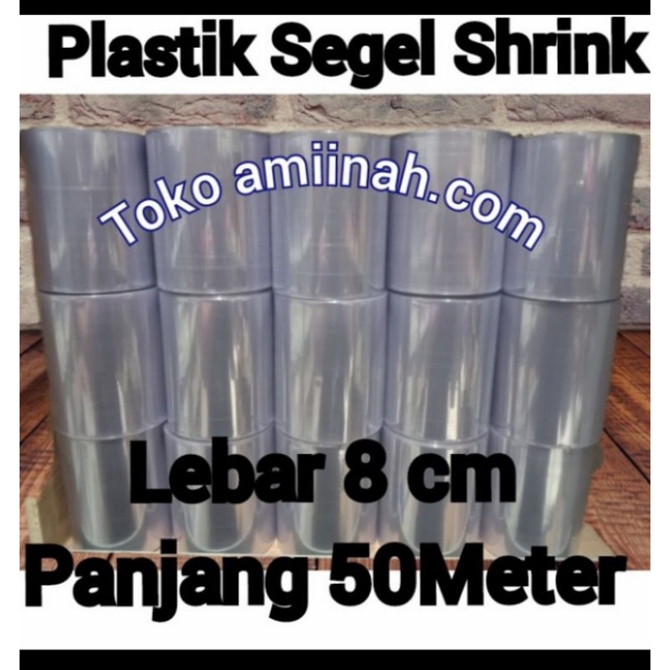 

Plastik Shrink 8 Cm x50m - Plastik Segel Menciut Wrapping Produk
