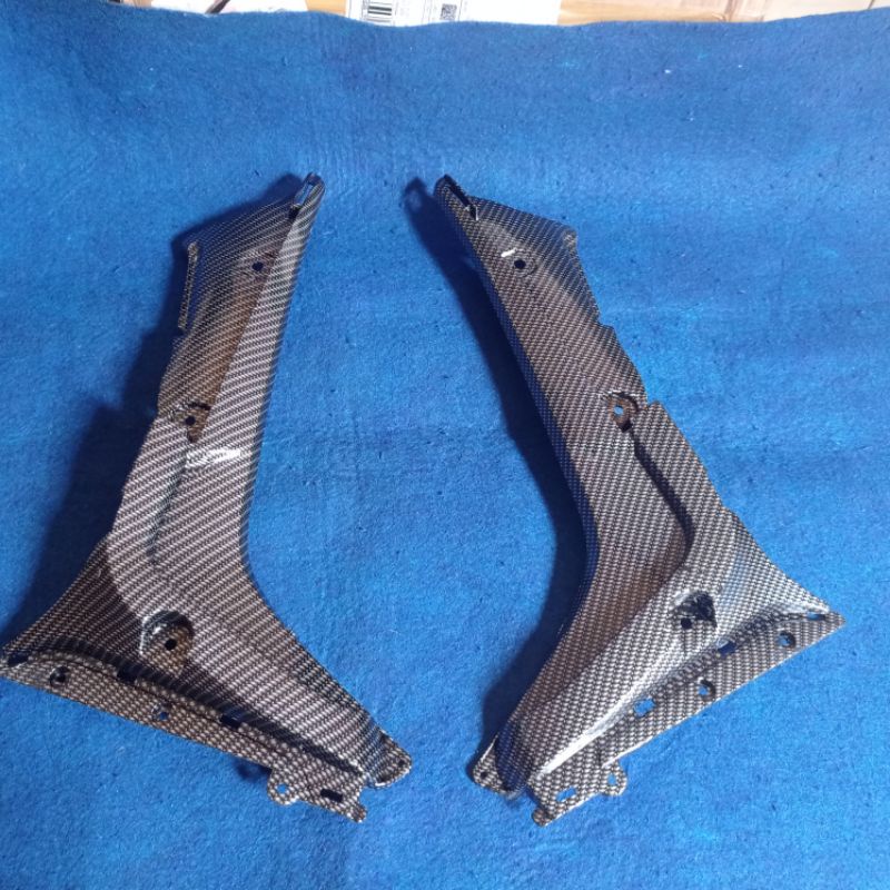 Legshield Sayap Dalam Honda Supra X 125 2014 FI Karbon