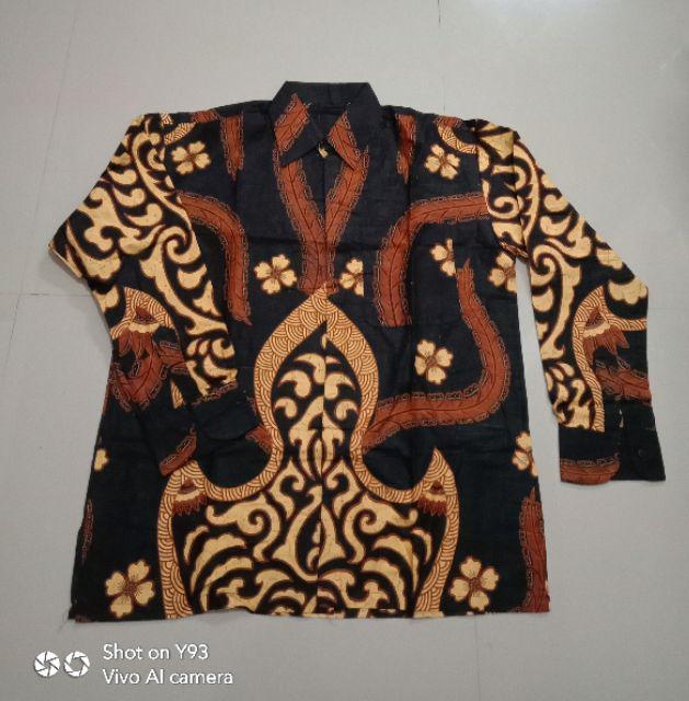 Bswart Batik Hrb026 Kenongo Hem Pendek Padi Pekalongan M L Xl Batik