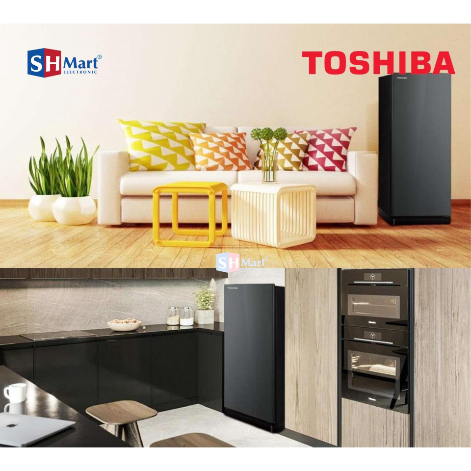 TOSHIBA KULKAS 1 PINTU GR-RD196CC-DMF 2 RAK GARANSI RESMI 5 THN (MEDAN)