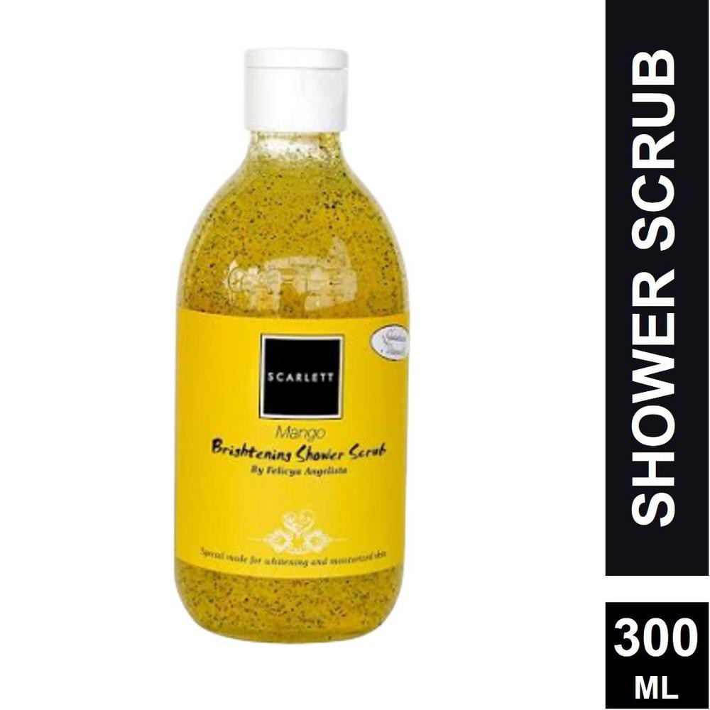 Scarlett Brightening Shower Scrub Mango