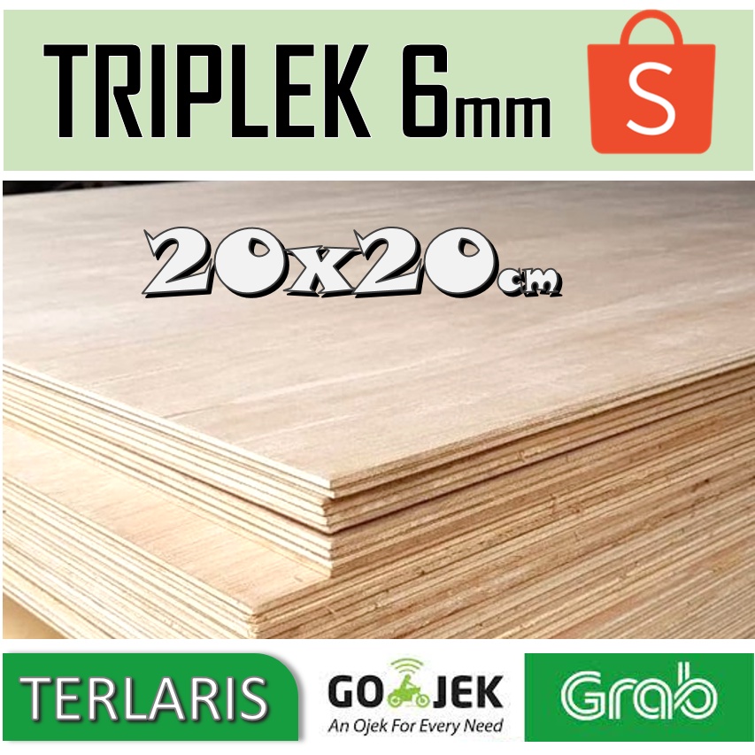 TRIPLEK 6mm 20x20 cm | Multiplek 6mm 20x20cm